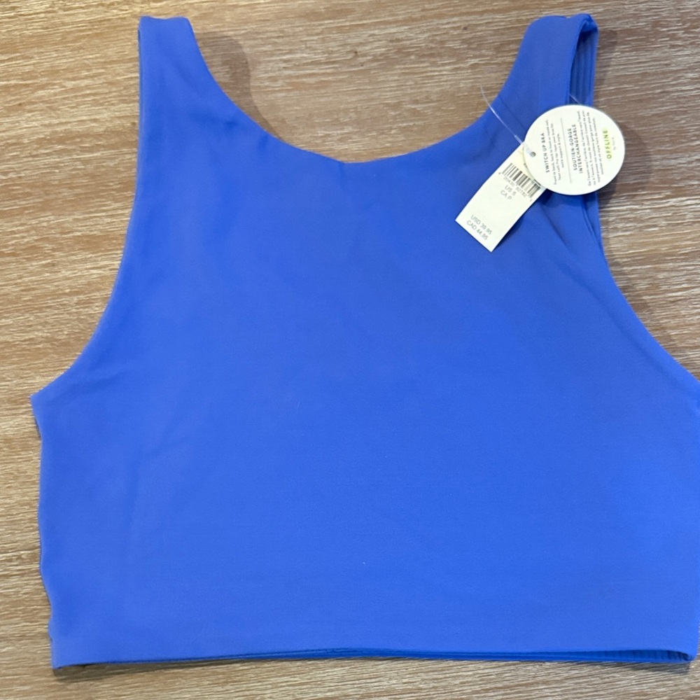 Aerie Blue Sports Bra - New - Never Worn - Reversible- Size Small